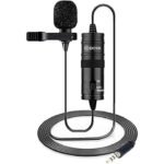 Boya BY M1 Professional Lavalier Lapel Microphone 3.5mm Clip On Mic For Android Smartphone DSLR Camera PC Audio Video Recording thumbnail 4
