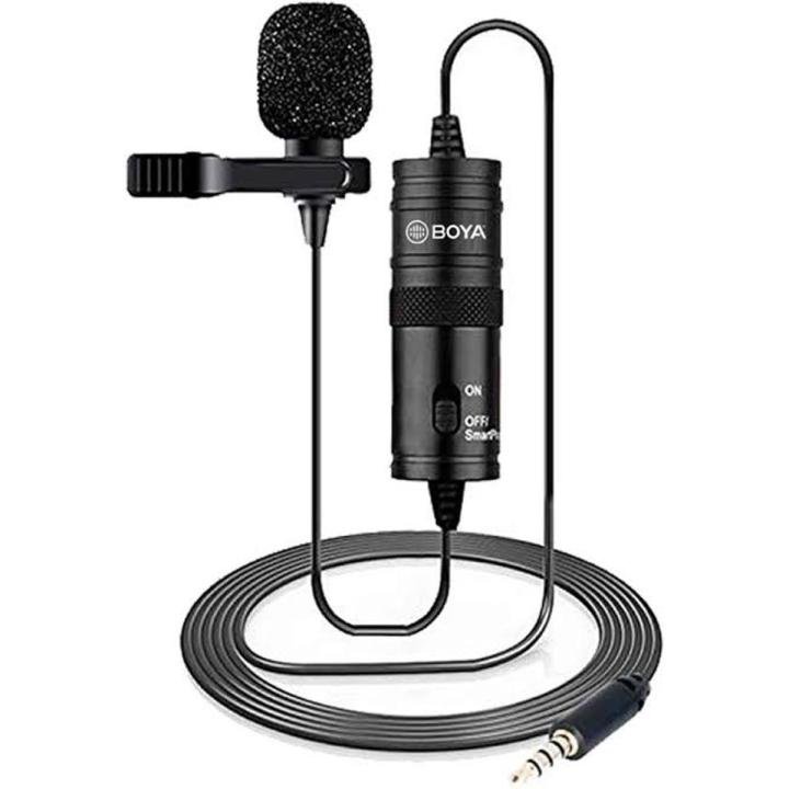 Boya BY M1 Professional Lavalier Lapel Microphone 3.5mm Clip On Mic For Android Smartphone DSLR Camera PC Audio Video Recording - Image 4