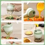 Electric Handheld Vegetable Cutter Slicer Multifunctional Food Chopper Compact Durable And Easy To Use Kitchen Tool thumbnail 2
