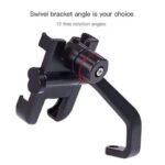 C2 Universal Aluminum Motorcycle Phone Holder – 360° Adjustable Handlebar Mount Stand for Secure Mobile Grip thumbnail 1