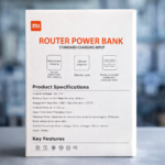 Mi Router Power Bank UPS – 12V/9V WiFi Router Backup Battery for PTCL, StormFiber & Fiber Modems (Without Adapter) thumbnail 1