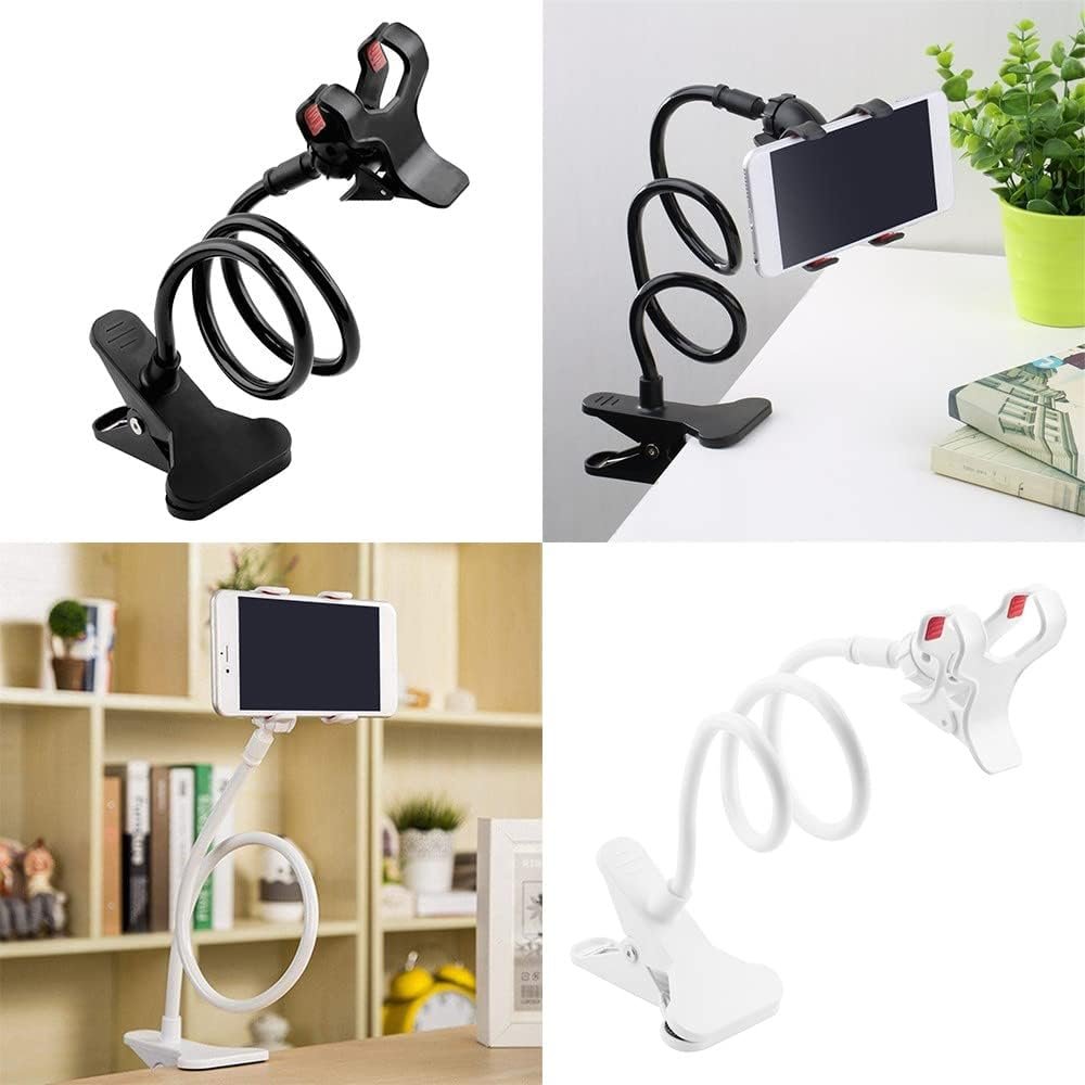 Flexible Snake Mobile Stand – Adjustable Lazy Phone Holder for Desk, Bed & Table | Random Color - Image 4
