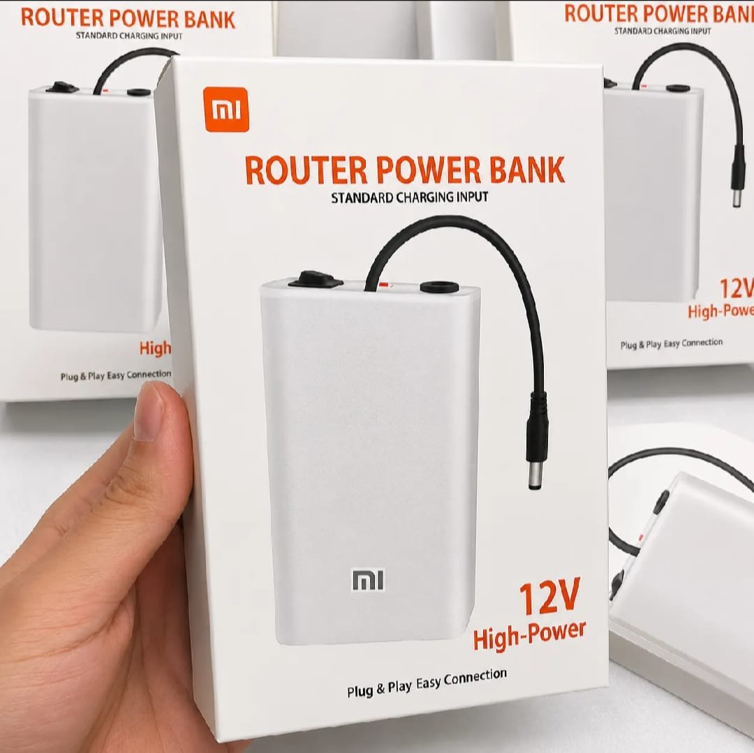 Xiaomi Mi 20000Mah 12V Router Power Bank – Mini UPS Battery Backup for Wi-Fi Routers - Image 4