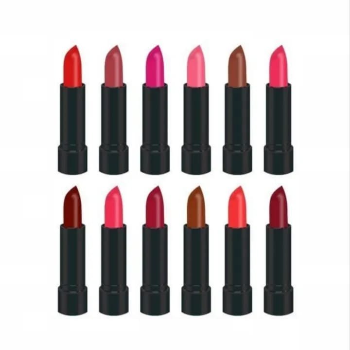 12 Pcs High Pigmented Matte Lipstick Set – Long Lasting Smooth Texture Lip Color Collection For Bold And Beautiful Looks