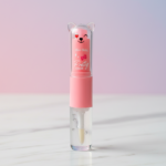 2 in 1 Cute Lip Balm + Lip Oil – Moisturizing, Glossy & Nourishing Lip Care | Available in Yellow, Red, Pink, Dark Pink, Purple & Sky Blue thumbnail 1