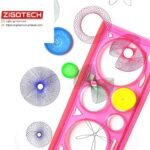 Colorful Plastic Templates Drawing Ruler Painting (pack of 2) thumbnail 5
