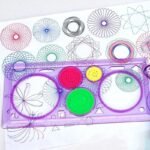 Colorful Plastic Templates Drawing Ruler Painting (pack of 2) thumbnail 3