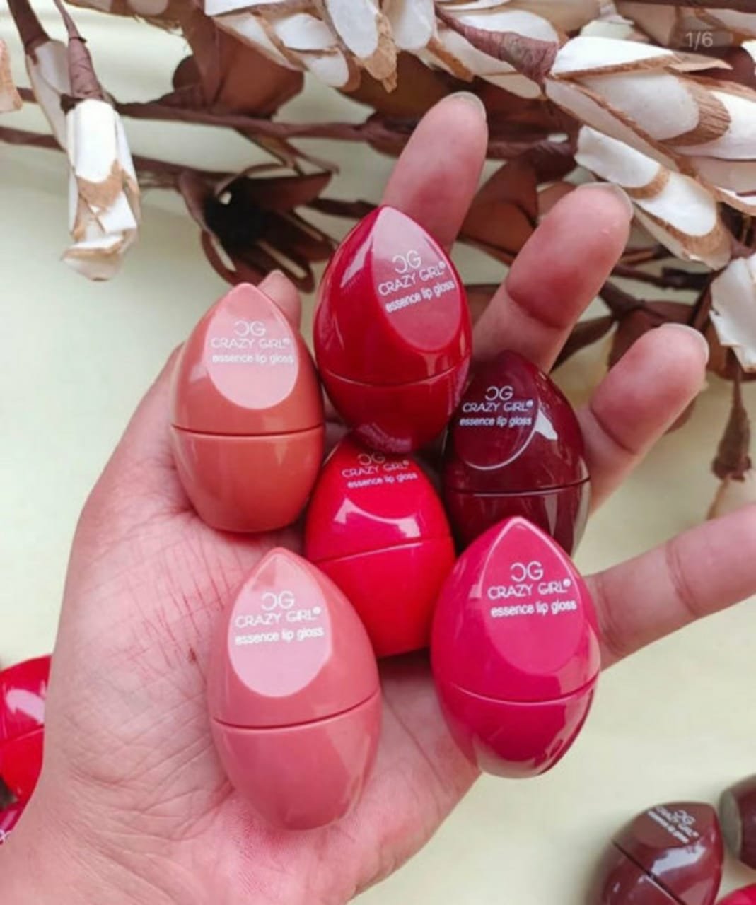 ( Pack of 6) Crazy Girl 24 Hours High Pigment Lipgloss, - Image 3