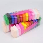 Molding Air dey Clay for kids Super Clay  Clay Multi colors a set thumbnail 3