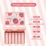 6 Pcs Dragon Ranee Matte Lipstick Set, Pack of 6 thumbnail 4