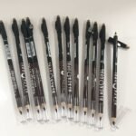 2 in 1  BLK/OPL Eye Pencil With Sharpener, Makeup Smooth Cosmetic Beauty Eyebrow Tool thumbnail 1