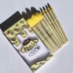 8 Pcs Makeup Brush Set In Velvet Bag Makeup Concealer Brush, Blush Powder Brush thumbnail 2