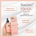 Sasimi Snail Serum High Quality Anti Aging Moisturizing & Whitening Serum For Pores & Acne 30Ml thumbnail 1