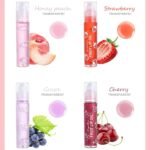 Pack of 4 - Fruit Lip Oil Set, Non-Sticky Long Lasting Moisturizing Lip Oil Lip Care Oil thumbnail 5