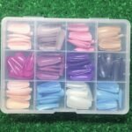 Reusable Fake Nails with Box – Beautiful Variety of Colors | Best Fake Nails For Girls ( Random Color Nails) thumbnail 1