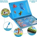 Magic Water Book Painting Drawing Coloring Board Book Magic Water Pen ( Random Book ) thumbnail 5