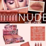 Nude Shade Velvet Matte Lipstick [Pack Of 6] | Matte Lispsticks Pack thumbnail 2