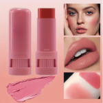 High-Pigment Matte Blush Stick – Long-Lasting, Water-Resistant & Blendable Contour Balm - Random Shades thumbnail 4
