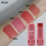 High-Pigment Matte Blush Stick – Long-Lasting, Water-Resistant & Blendable Contour Balm - Random Shades thumbnail 1