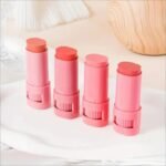 High-Pigment Matte Blush Stick – Long-Lasting, Water-Resistant & Blendable Contour Balm - Random Shades thumbnail 3