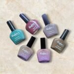 Pack Of 06 Kashee's Nail Polish - Kashee's Nail Paint For Girls - Kashee's Peel Off Nail Paint ( Random Color ) thumbnail 3