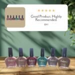 Pack Of 06 Kashee's Nail Polish - Kashee's Nail Paint For Girls - Kashee's Peel Off Nail Paint ( Random Color ) thumbnail 2