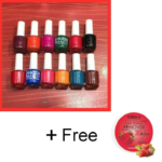 06 Pcs Huda Beauty Nail Paint With Free Nail Polish Remover, Pack of 2 | Best Quality Nail Polish with Nail Polish Remover - Multicolor thumbnail 2