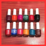 06 Pcs Huda Beauty Nail Paint With Free Nail Polish Remover, Pack of 2 | Best Quality Nail Polish with Nail Polish Remover - Multicolor thumbnail 1