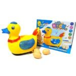 Musical Electric Lay Eggs Duck Toys For Kids and Boys - Battery Operated With Light and Music Sound Toy Vehicles car thumbnail 2