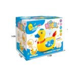 Musical Electric Lay Eggs Duck Toys For Kids and Boys - Battery Operated With Light and Music Sound Toy Vehicles car thumbnail 4