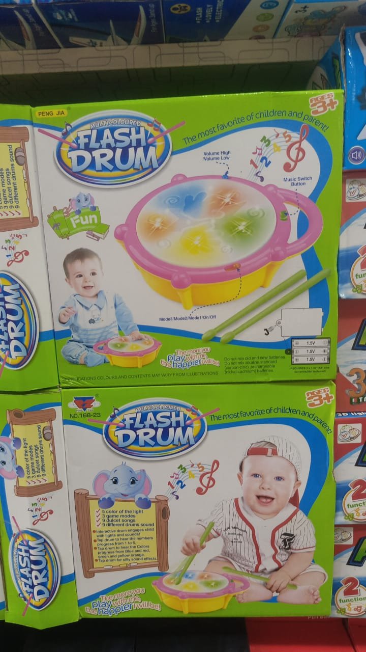 3D Flash Drum for Kids – Musical Toy with Lights, Sounds & 3 Game Modes - Image 4