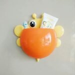 Bee Shaped Plastic Toothbrush Holder with Suction Hook – Cute Wall Mounted Toothbrush Stand for Kids & Travel (Random Colors) thumbnail 1