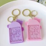Mini Calculator Keychain – Cute Pink Kawaii Cartoon Portable Calculator | School & Student Supplies, Stationery Gift (Random color) thumbnail 5