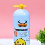 Set of 12 Flomaster Colors – Yellow/Bird Design – Kids Drawing & Coloring Markers thumbnail 3