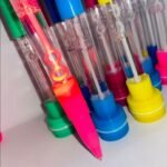 4-in-1 Pen with Stamp, Bubbles, Light, and Writing Function – Fun Creative Multi-Use Pen for Kids, Arts, Crafts, and School Supplies – Premium Quality, Imported, Available in 6 Colors with Bubble Container and Red Light (Random Color) thumbnail 1
