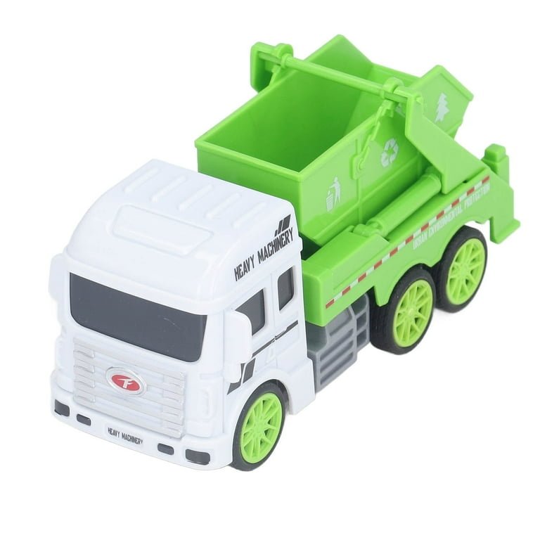 Toy Garbage Truck – Green Recycling Sanitation Vehicle with Real Sliding Action | Inertial Plastic Dumper Truck for Kids to Learn Waste Classification and Environmental Awareness - Image 4