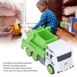 Toy Garbage Truck – Green Recycling Sanitation Vehicle with Real Sliding Action | Inertial Plastic Dumper Truck for Kids to Learn Waste Classification and Environmental Awareness thumbnail 3
