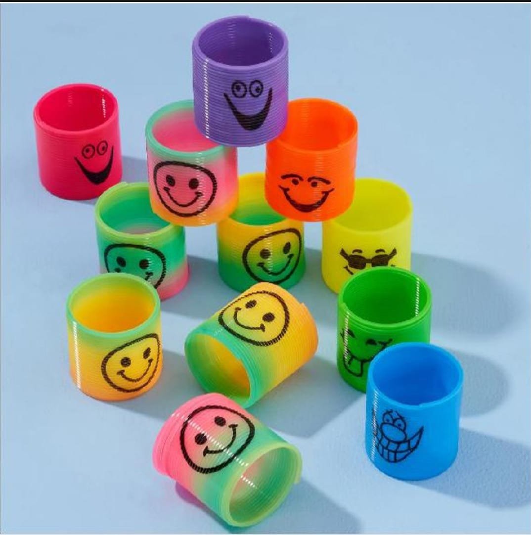 Pack of 12 Magic Slinky Spring Finger Fidget Toys – Stress Relief Sensory Toy for Kids & Adults, Fun Party Favors and Learning Activity, Multicolor - Image 3