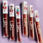 6 Pcs High Pigmented Matte Finish Lip Gloss - Multicolor Collection thumbnail 2