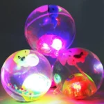 (pack of 6)Glowing Ball Toy - Super Led Water Ball Size 65mm - Glowing Elastic Ball Kids Toy Gift thumbnail 4