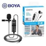 Boya BY M1 Professional Lavalier Lapel Microphone 3.5mm Clip On Mic For Android Smartphone DSLR Camera PC Audio Video Recording thumbnail 1