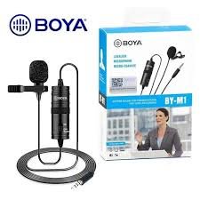 Boya BY M1 Professional Lavalier Lapel Microphone 3.5mm Clip On Mic For Android Smartphone DSLR Camera PC Audio Video Recording