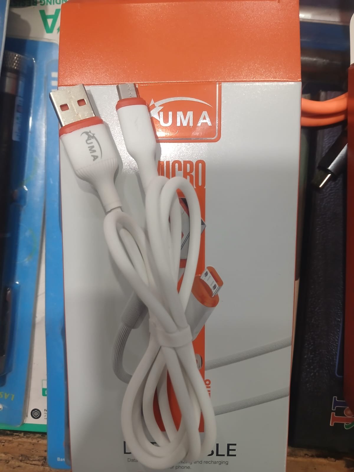 UMA M-03 Type-C Fast Charging Data Cable 1 Meter 3A USB to USB-C Charger & Sync Cable - Image 3