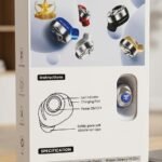 High Quality M16 Mini Bluetooth Earbud Crystal Clear Sound Anywhere Compact Stylish Wireless Headset thumbnail 3