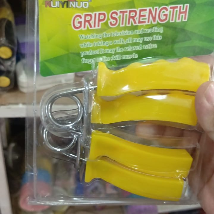 Wrist Hand Exercise Hand Gripper Strengthen Hand Grip Power With Spring Coil Resister And Plastic Handle - Image 5