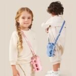 School Bus Design Kids Water Bottle With Strap 600ml | Random Color thumbnail 2