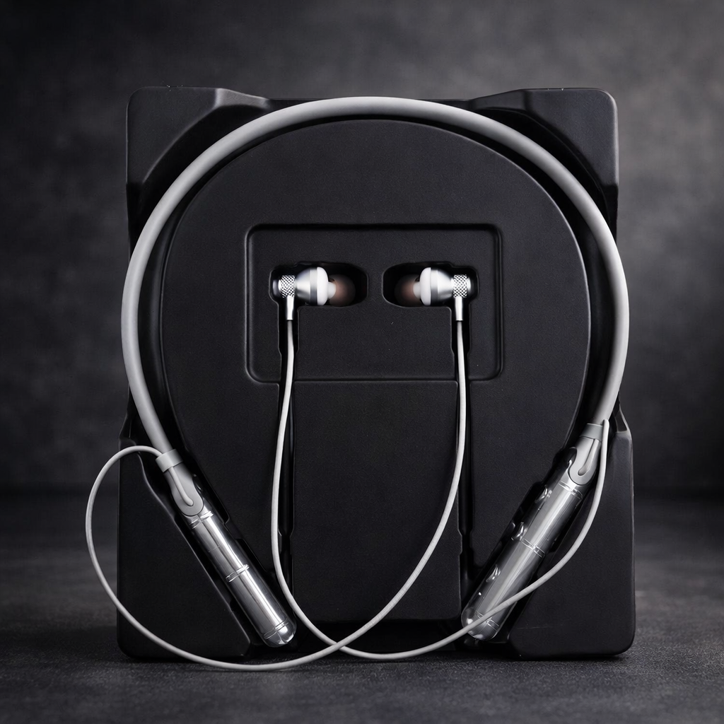 Fontec Magna Wireless Neckband Bluetooth Earphones – Integrated 5-Mode Voice Changer, Hi-Fi Audio & ENC Noise Reduction - Random Color - Image 3