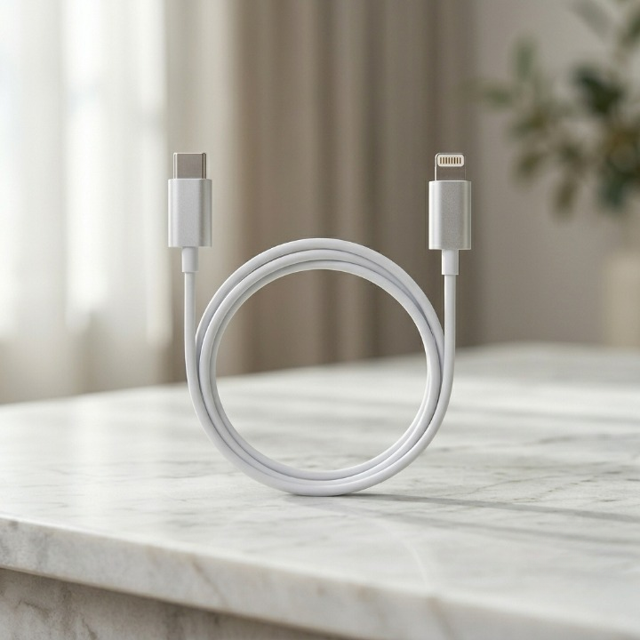 Apple USB-C to Lightning Cable (1m) – Premium Fast Charging Data Cable with Box Packing