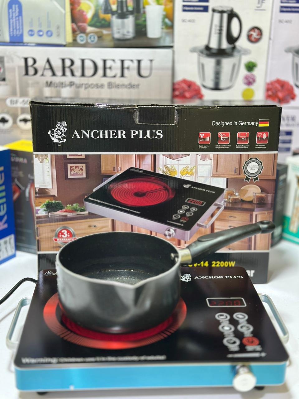 Ancher Plus 2200 Watt Hotplate – High-Power Electric Cooking Solution - Image 5