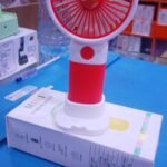 Mini Portable Handheld Fan with Desktop Base - Cute Carrot Design Rechargeable Personal Cooling Fan for Office, Students, and Travel thumbnail 4